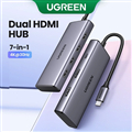 Ugreen Hub HDMI kép 7 in 1 Type C sang HDMI 5Gbps PD100W 4K @ 30hz Màn hình đơn 