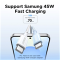 UGREEN UNO 60W USB Type C sang USB C cáp PD Fast Charging 1M (Pink) L501 35441 c