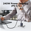 UGREEN USB4.0 Gen3 40Gbps PD240W USB-C Cáp sạc nhanh truyền dữ liệu siêu nhanh c