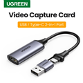 USB Capture HDMI, live streaming 1080P HDMI to USB 2.0, Type-C Ugreen 40189 cao 