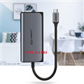 USB Type C sang Lan 100/1000 kèm 3 cổng USB 3.0 Ugreen 50252 cao cấp