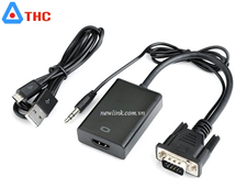 Sử dụng bộ chuyển đổi VGA sang HDMI tiện ích