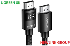 40493 Cáp HDMI 2.1 dài 0,5M Ugreen 8K @60 Hz cao cấp