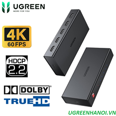 Bộ chia HDMI 2.0 từ 1 ra 4 cổng hỗ trợ 4K@60Hzk Ugreen 90514 cao cấp