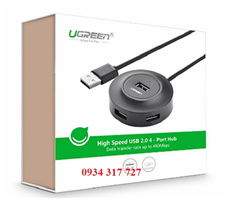 Bộ chia USB 2.0, 4 Cổng USB UGREEN 20277 Cao cấp