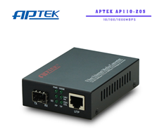 Bộ chuyển đổi quang điện 10/100/1000Mbps APTEK AP110-20S