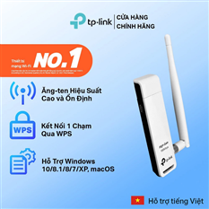 Bộ Chuyển Đổi USB Wifi TP-Link TL-WN722N Chuẩn N 150Mbps cao cấp