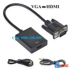Bộ chuyển đổi VGA Sang HDMI (hàng cao cấp)