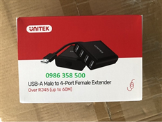 Bộ nối dài USB To LAN 60m Unitek Y-2516 Cao cấp