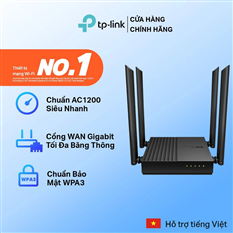 Bộ Phát Wifi TP-Link Archer C64 Băng Tần Kép Chuẩn AC1200 cao cấp