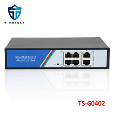 Bộ Switch chia mạng 4 cổng POE TS-G0402 FNC Tshield