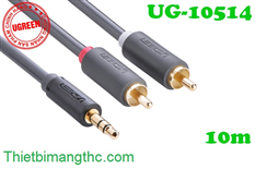 Cáp 3.5mm ra AV hoa sen (RCA) dài 10M Ugreen 10514