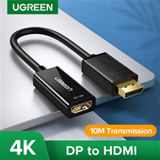 Cáp chuyển đổi Displayport sang HDMI hỗ trợ 4Kx2K chính hãng Ugreen 40363 cao cấp
