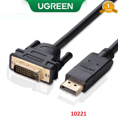 Cáp chuyển đổi displayport to DVI 24+1 dài 2m chính hãng Ugreen UG-10221