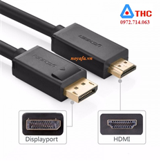 Cáp chuyển đổi Displayport to HDMI dài 1m Ugreen UG-10238