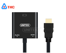 Cáp chuyển đổi HDMI sang VGA  Unitek dùng cho máy chiếu