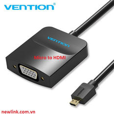 Cáp chuyển đổi Micro HDMI sang VGA Vention