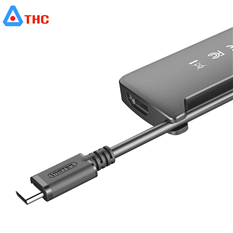 Cáp chuyển dổi USB Type-C sang HDMI + 3 cổng USB