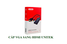 Cáp chuyển đổi VGA to HDMI+Audio Unitek