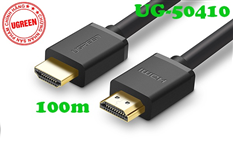 Cáp HDMI 100M Ugreen 50410 chính hãng hỗ trợ Ethernet 2K,4K