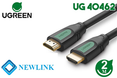 Cáp HDMI 2.0 dài 2m hỗ trợ 3D,4K Ugreen 40462 cao cấp