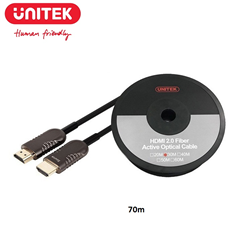 Cáp HDMI 2.0 sợi quang 70m Ultrapro Active UNITEK Y-C1035BK HDR 4K60Hz (3840*2160@60Hz-HD1080P@120Hz) cao cấp