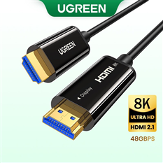 Cáp HDMI 2.1 sợi quang 40m hỗ trợ 8K/60Hz, 4K/120Hz chính hãng Ugreen 50400 hàng cao cấp