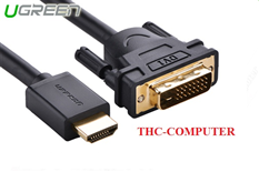 Cáp HDMI to DVI 24+1 dài 2m chính hãng Ugreen UG-10135 Cao cấp