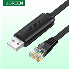 Cáp lập trình Console USB sang RJ45 FTDI dài 3M cho server, switch, hub Cisco Ugreen 60813 cao cấp