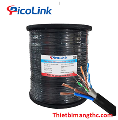 Cáp mạng CAT6 UTP Liền nguồn +2C lõi đồng mã P/N: PL-305LN-UTP-C6 cao cấp