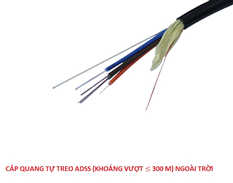 Cáp quang tự treo ADSS (khoảng vượt 300 M) ngoài trời cao cấp