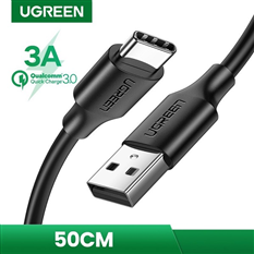 Cáp sạc, dữ liệu USB Type-A 2.0 sang USB Type-C dài 0.5M Ugreen 60115 cao cấp