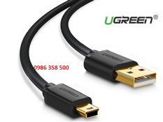 Cáp USB 2.0 to USB Mini 1,5m mạ vàng Chính hãng Ugreen 10385 cao cấp