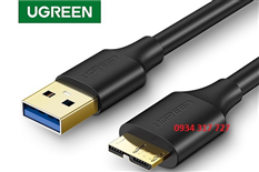 Cáp USB 3.0 sang Micro USB 3.0 dài 0.5m (Black) 10840 cao cấp