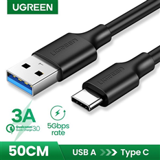 Cáp USB 3.0 sang USB Type-C dài 0.5m chính hãng Ugreen 20881 cao cấp