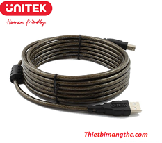 Cáp USB máy in 10M Unitek Y-C 431 cao cấp