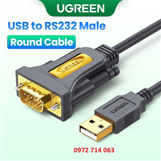 Cáp USB sang Com (RS232) dài 2m Ugreen 20222 cao cấp