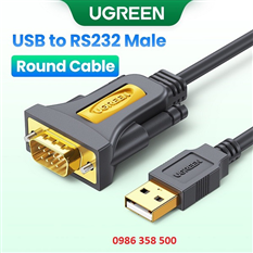 Cáp USB sang Com (RS232-DB9) dài 1.5m Ugreen 20211 cao cấp