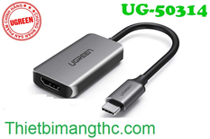 Cáp USB Type C ra HDMI vỏ nhôm Ugreen 50314 cao cấp
