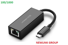 Cáp USB Type-C to Lan 10/100/1000Mbps chính hãng Ugreen 50307 cao cấp