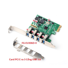 Card mở rộng 4 cổng USB 3.0 PCI-Express SYBA FG-EU306D-V cao cấp