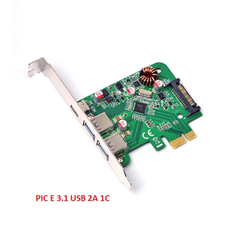Card PCI E mở rộng USB 3.1 E3-PCE805-2A1C (FG-EU301C2A) SYBA cao cấp