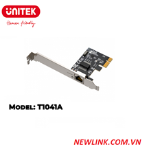 Card PCI-E sang LAN UNITEK T1041A 100/1000 Mbps cao cấp