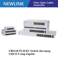 CBS110-5T-D-EU Switch chia mạng CISCO 5 cổng Gigabit