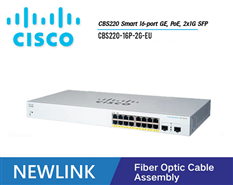 CBS220-16P-2G-EU Cisco CBS220 Smart 16 cổng GE, PoE,  130W, 2x1G SFP chính hãng