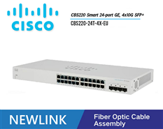 CBS220-24T-4X-EU Thiết bị chuyển mạch CISCO CBS220 Smart 24 cổng GE, 4x10G SFP+ chính hãng