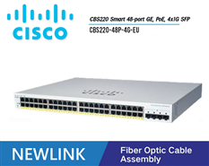 CBS220-48P-4G-EU Thiết bị chuyển mạch CISCO CBS220 Smart 48 cổng GE, PoE, 382W, 4 cổng 1G SFP