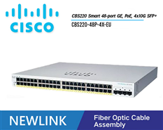 CBS220-48P-4X-EU Thiết bị chuyển mạch CISCO CBS220 Smart 48 cổngGE, PoE, 382W, 4x10G SFP+ chính hãng