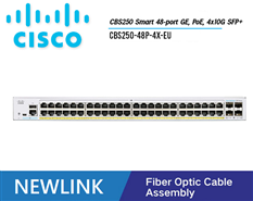 CBS250-48P-4X-EU Thiết bị chuyển mạch CISCO CBS250 Smart 48 cổng GE POE+, 370W, 4x10G SFP+ chính hãng