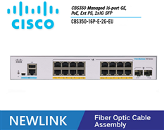 CBS350-16P-E-2G-EU Thiết bị chuyển mạch CISCO CBS350 Managed 16 cổng GE POE+, 120W, Ext PS, 2x1G SFP cao cấp